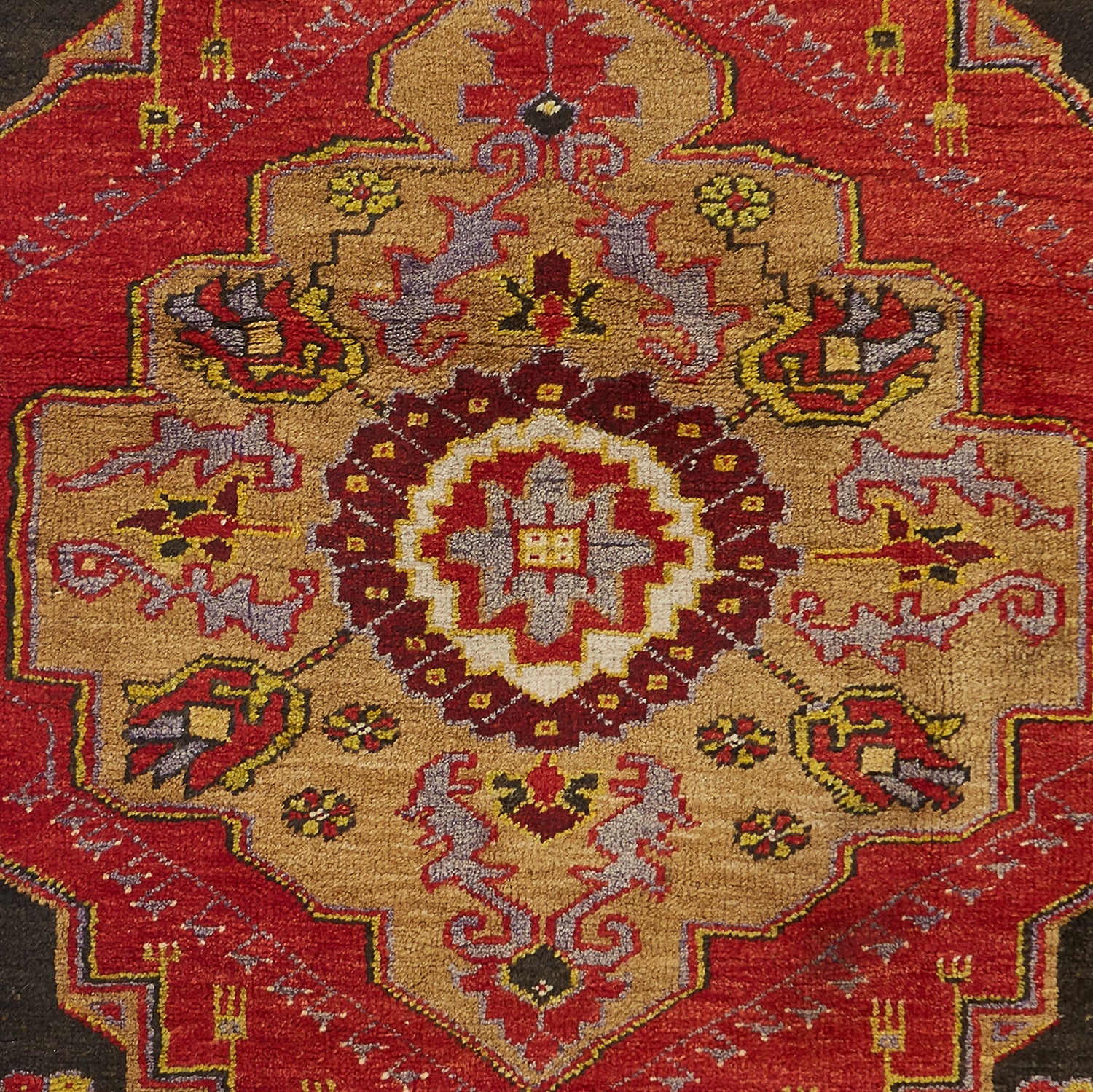 Exquisite traditional rug with intricate patterns and rich colors.