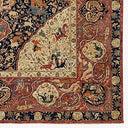 Exquisite Persian/Oriental rug showcases intricate motifs in vibrant colors.