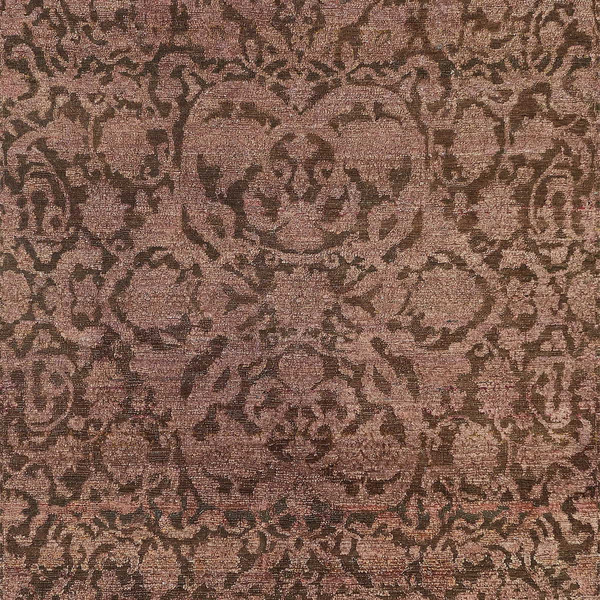 Transitional Wool Silk Blend Rug 78" x 1011"