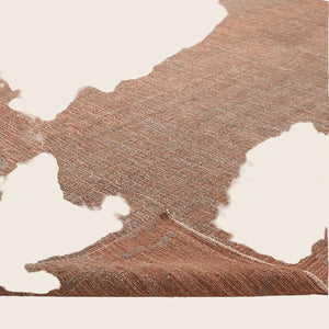 Brown textured surface resembling fabric or woven material, depth perception. - hover