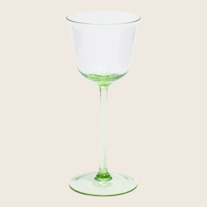 Grace Green White Wine Glass