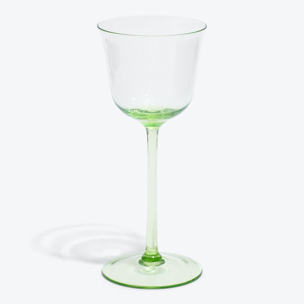 Grace Green White Wine Glass
