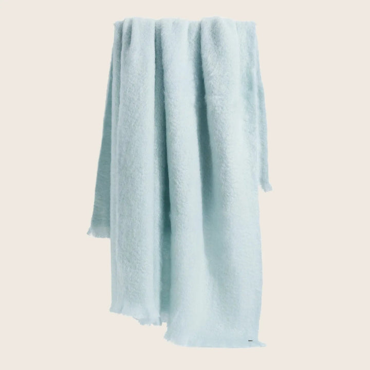 Mohair Throw-Mist