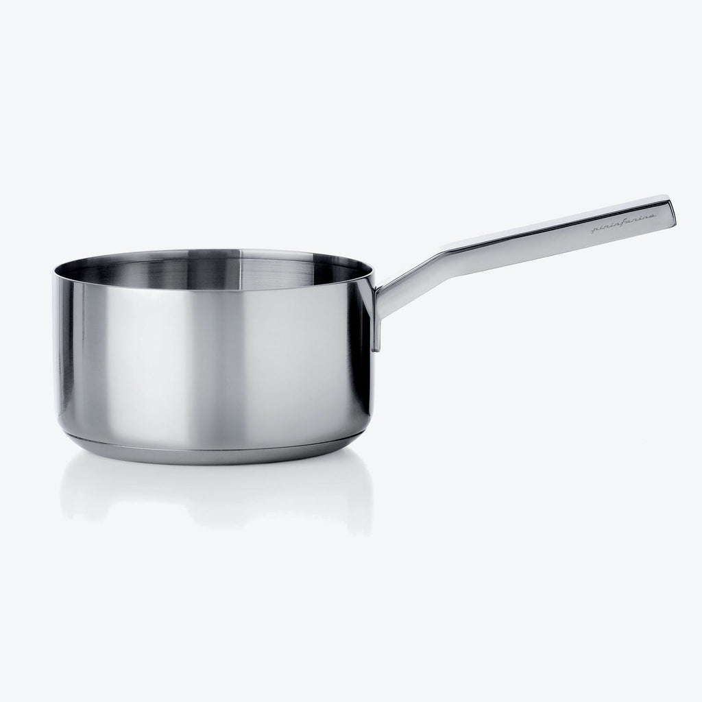 High-quality stainless steel saucepan designed for versatile cooking needs.
