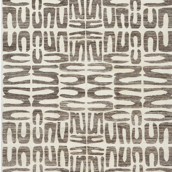 Abstract textile design showcasing organic shapes and rhythmic patterns.