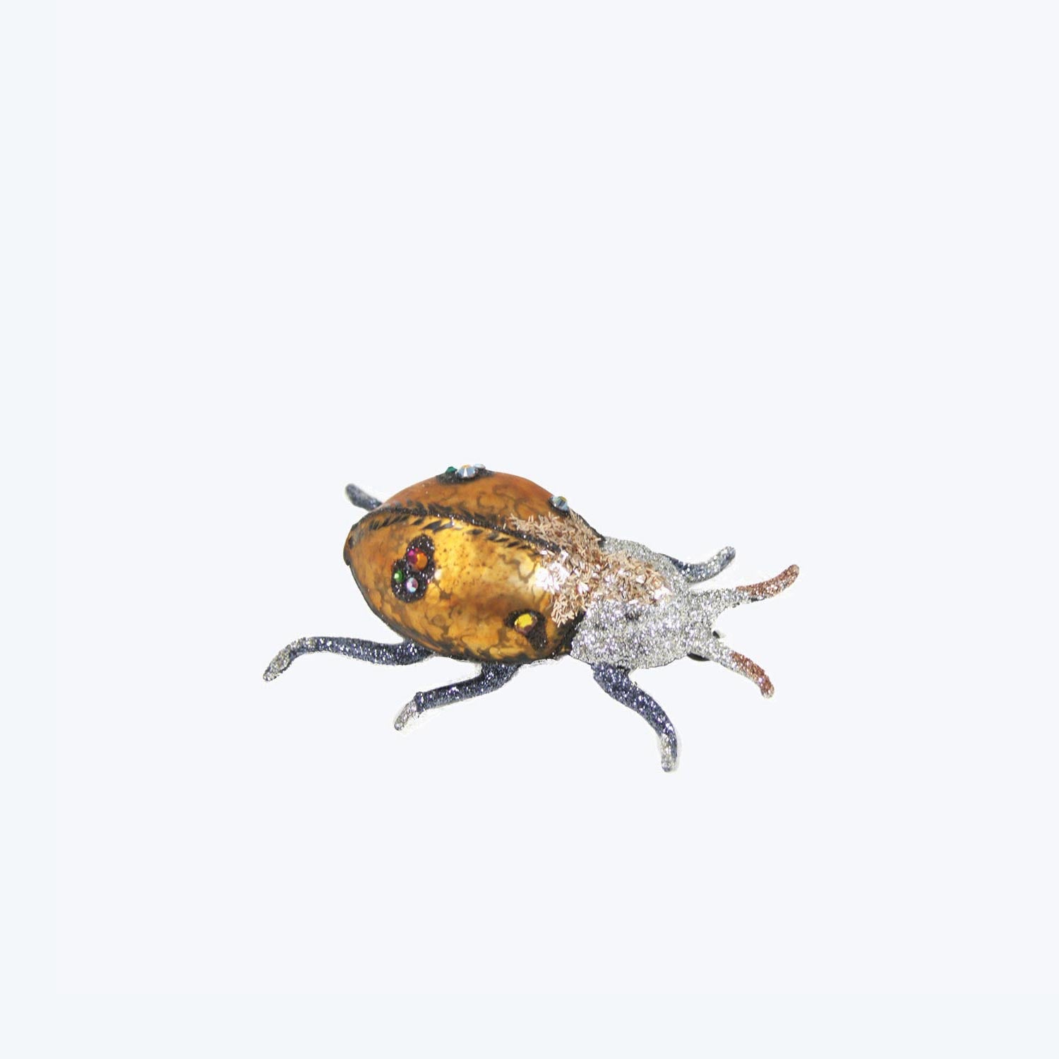 Beetle Ornament Amber