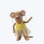 Ballerina Mouse Ornament Yellow