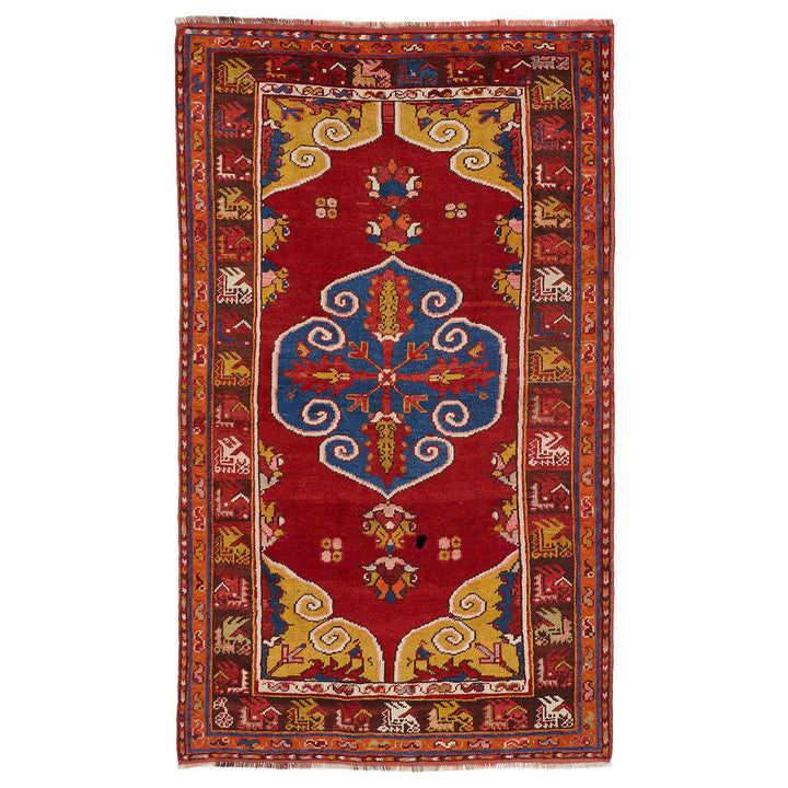 Vintage Wool Rug - 4'1"x6'9" Default Title