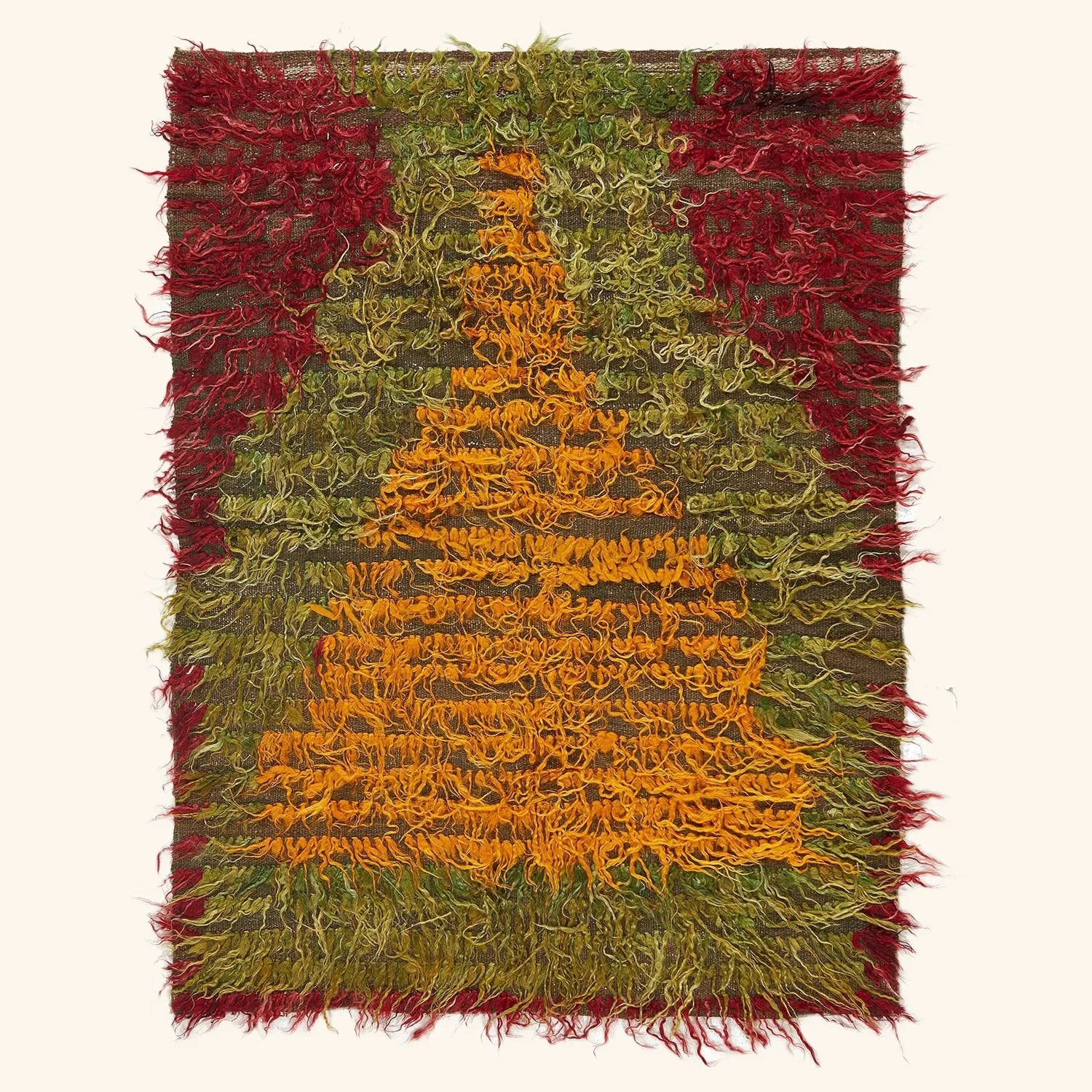 Vintage Turkish Tulu Rug - Thumbnail 3