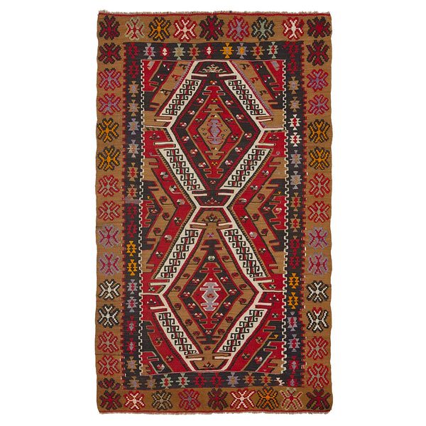 Vintage Kilim Rug - 3'4"x5'8" Default Title