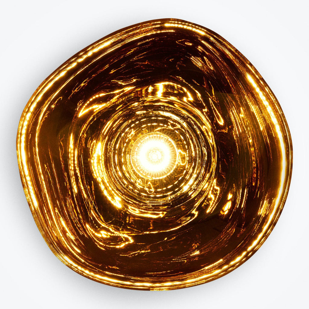 Melt Surface LED Sconce-Gold