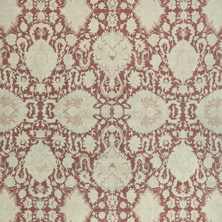 Exquisite traditional textile with floral motifs, suitable for elegant settings.