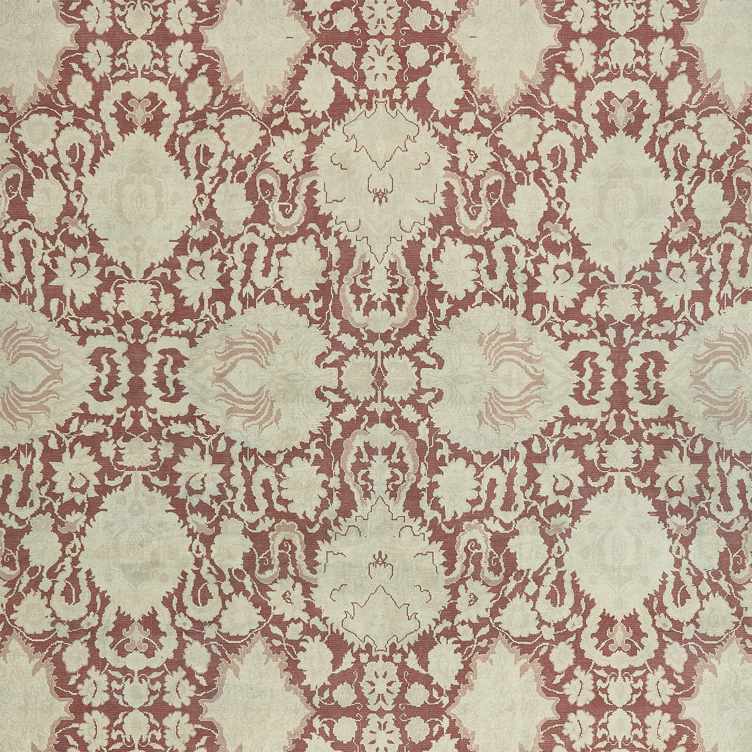 Exquisite traditional textile with floral motifs, suitable for elegant settings.