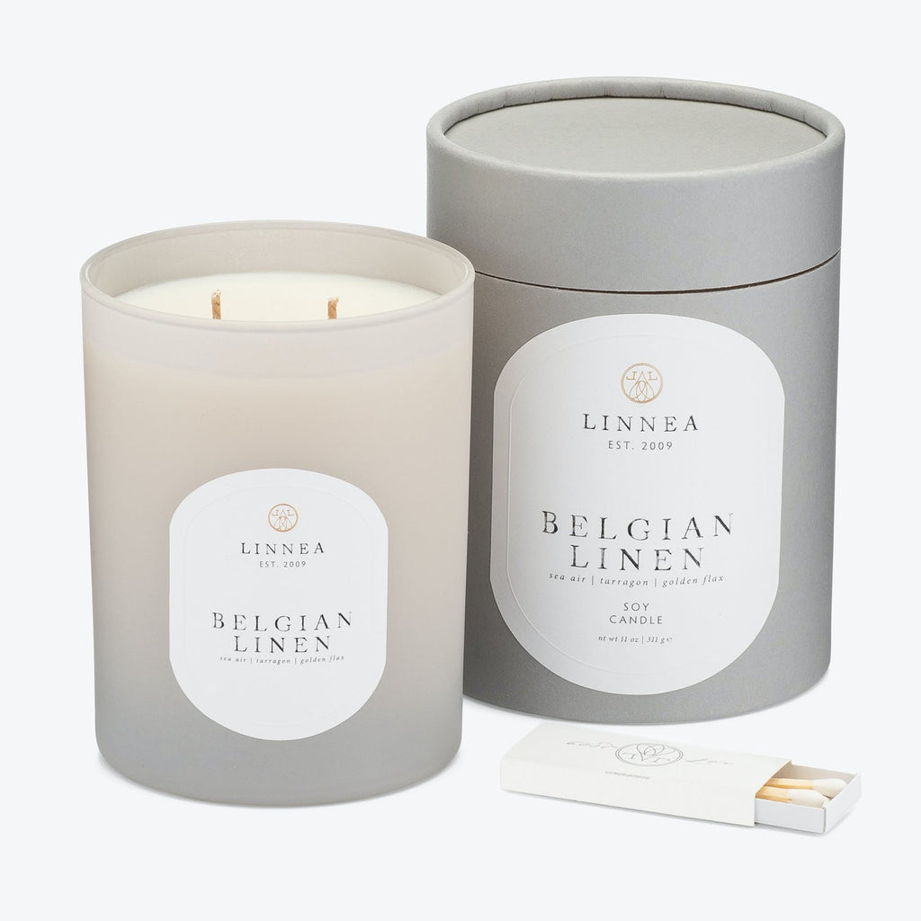 Belgian Linen - Fresh Linen Soy Candle