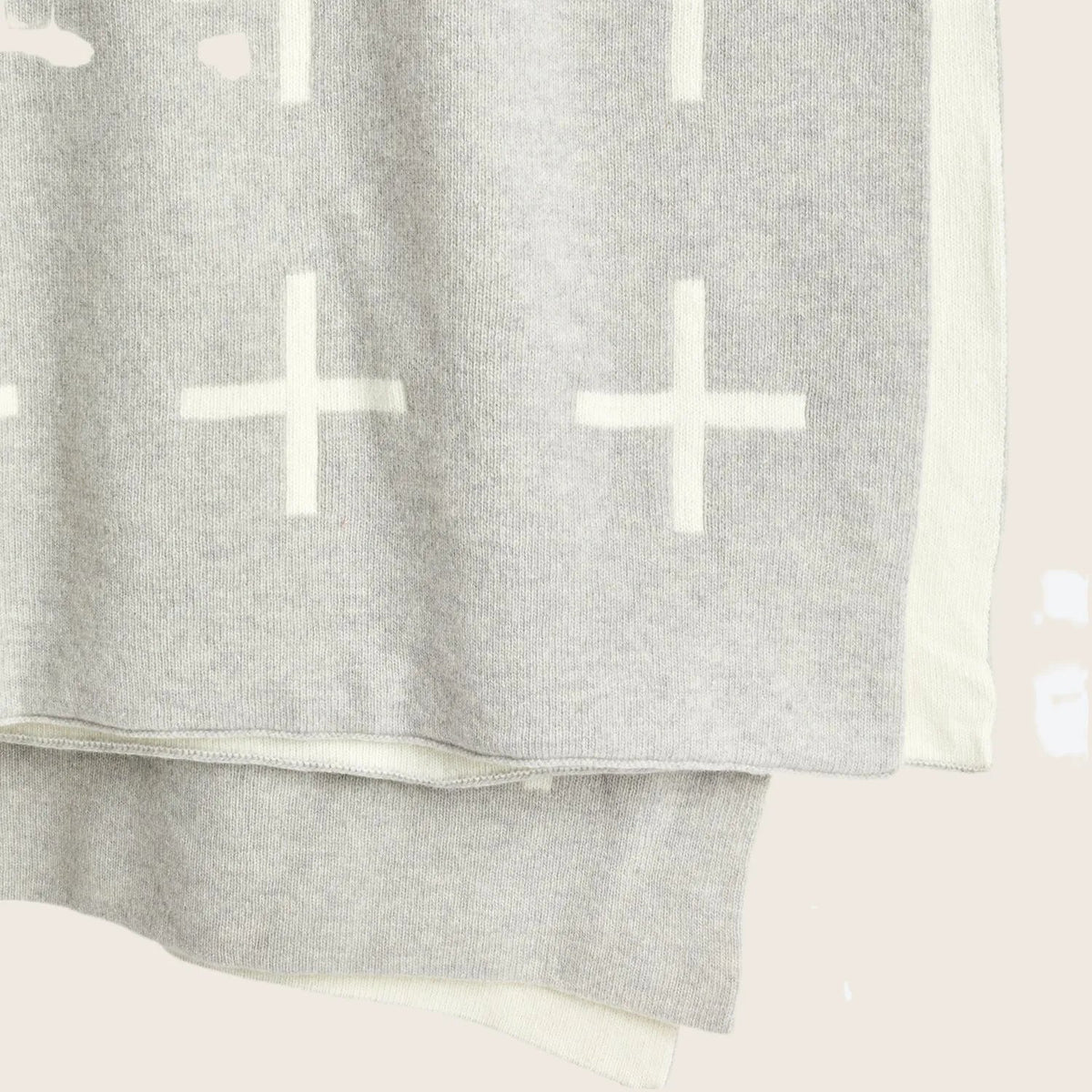 Cross Knit Throw
