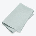 Soft and lightweight light blue fabric, perfect for home textiles.