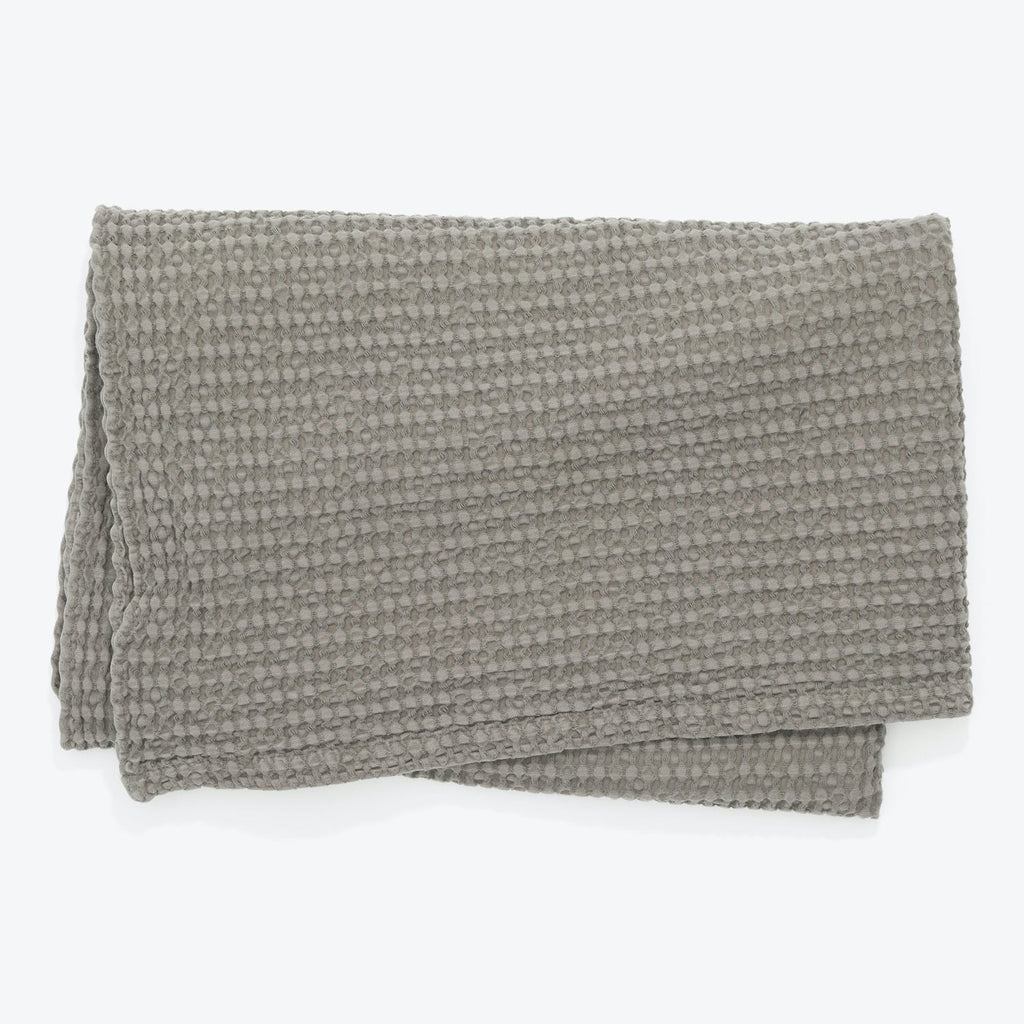 SIMPLE WAFFLE TOWELS - DARK GREY – Super Simple