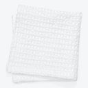 Simple Waffle Washcloth - Set of 2-White