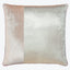 Colorblock Velvet Pillow, Pearl