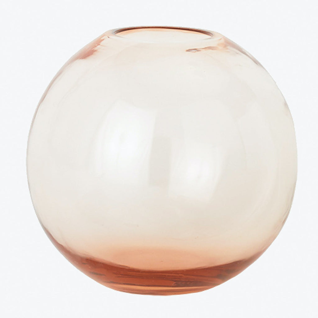 Aurora Vase Sphere 6"-Clear