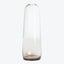 Sleek, modern glass vase with a cylindrical shape and transparency.