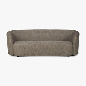 Modern sofa with clean lines and minimalist design in neutral color. - hover