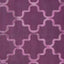 Deep purple fabric with raised, curvy lattice pattern for home decor.