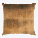Square plush pillow with gradient colors, showcasing velvety texture.