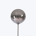 Smoke Glass Globe Floor Lamp