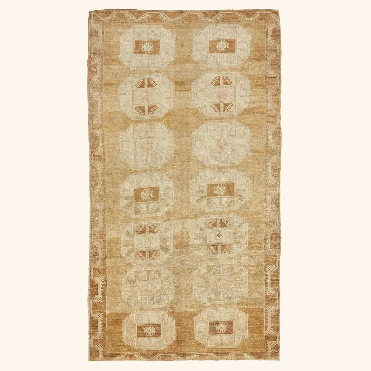 Vintage Traditional Turkish Wool Rug 79" x 148"