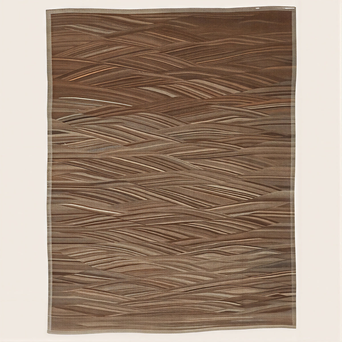 Flatweave Wool Rug 91" x 118"