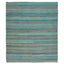 Blue Turkish Flatweave Wool Rug - 8'2" x 9'5"