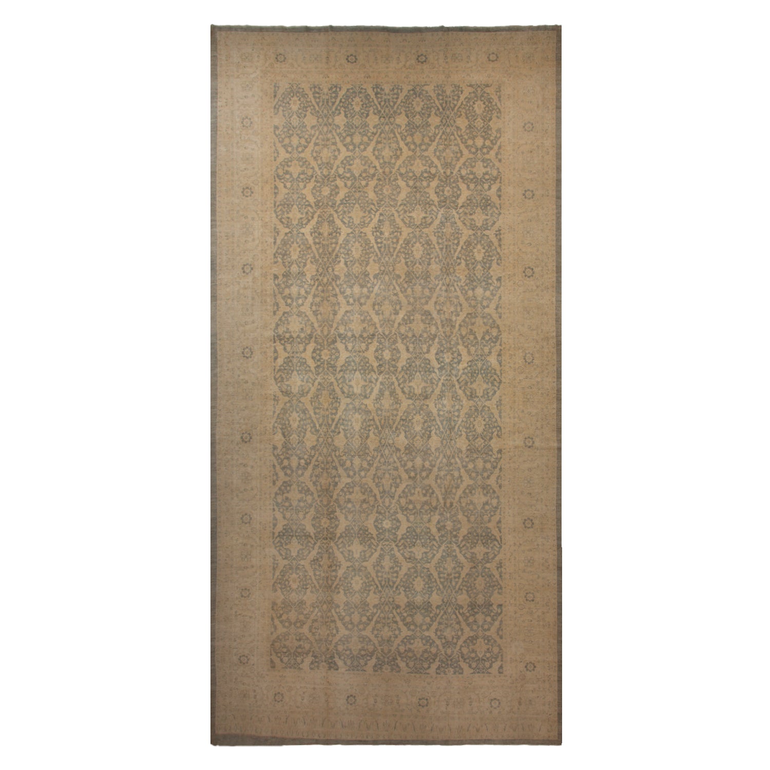 Overdyed Wool Rug - 11'11" x 24' Default Title