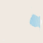 Hypnotic spiral painting with serene blue hues and smooth transitions.