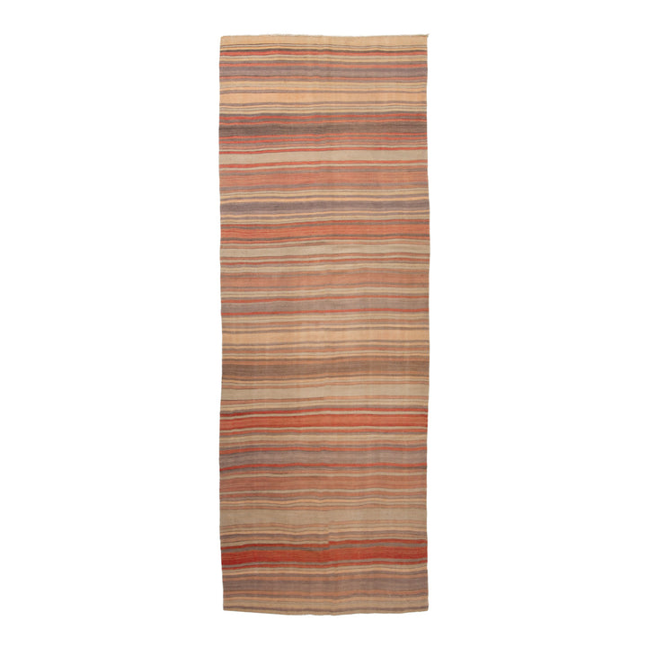 Anatolian Kilim Wool Rug - 04'01" x 13'06" Default Title