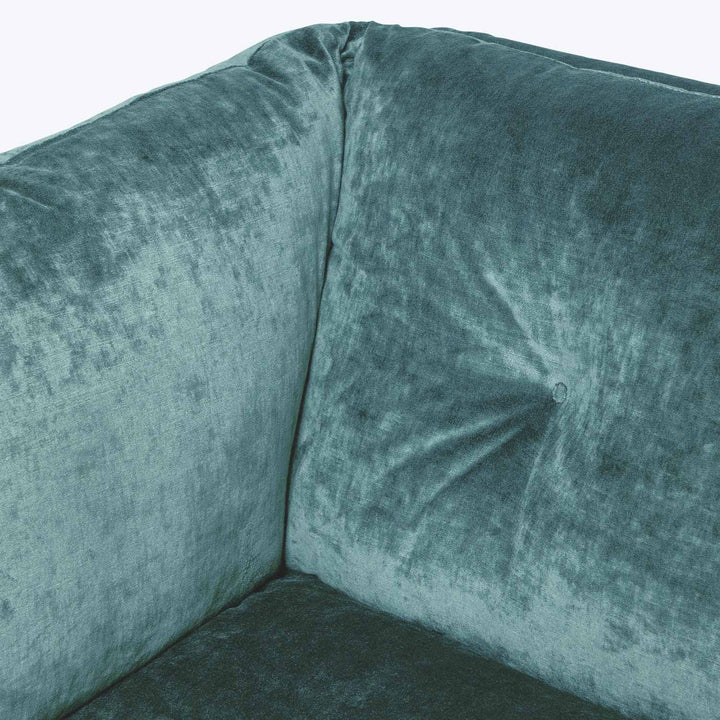New York Suite Sofa-Vegas 11 Graphite-Crushed Velvet