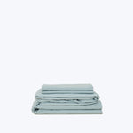 Essential Percale Sheet Set Sky-Sheet Set-King