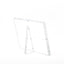 Minimalistic and elegant acrylic easel showcases items with modern design.