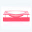 Modern, transparent pink acrylic tray by Alexandra von Furstenberg