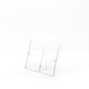 Sleek and versatile acrylic stand for elegant item display.