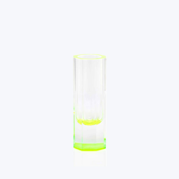 Neon Green Bolt Vase-Neon Green-Small