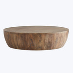 Minimalist wooden coffee table with rustic finish for modern living.