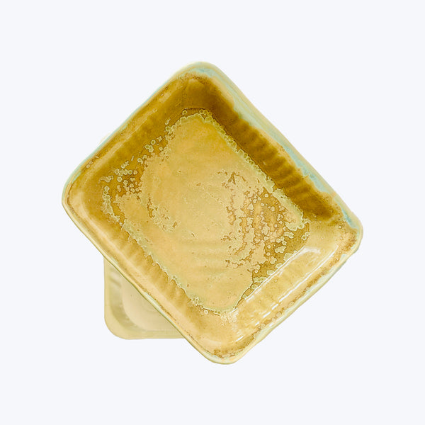 Tin Roasting Ceramic Pan - Green Tea Default Title