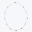 22k Gold Multi Disk Chain Necklace