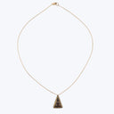 22k Gold Triangle Buddha Amulet Necklace