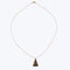 22k Gold Triangle Buddha Amulet Necklace
