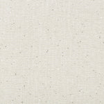 Close-up of light-colored textured fabric with horizontal fibers and imperfections.