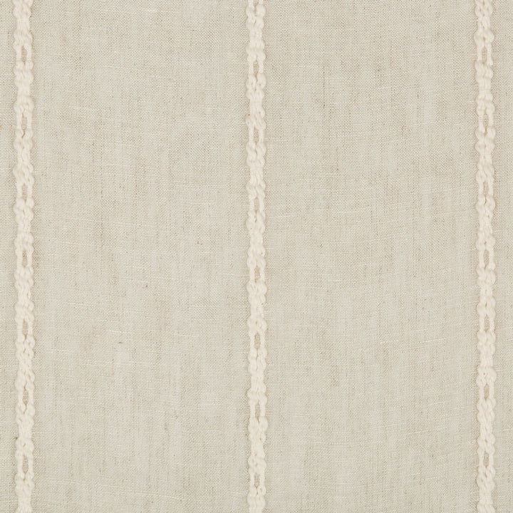 Textured fabric with braided design in beige; ideal for home textiles.