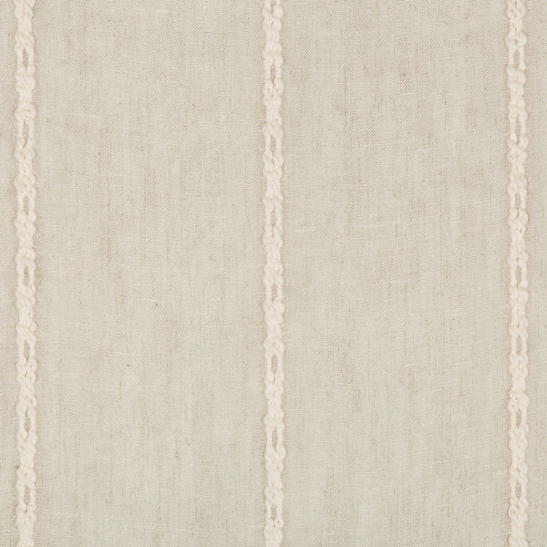 Textured fabric with braided design in beige; ideal for home textiles.