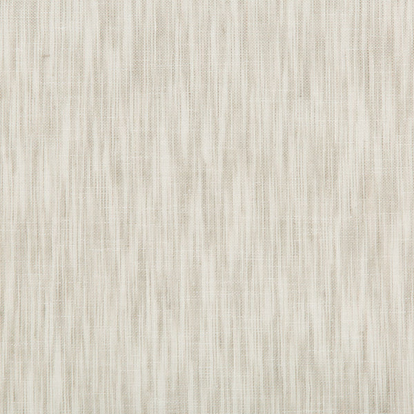Close-up of a ribbed, neutral fabric with linear pattern.